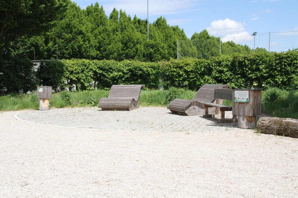 Von der Landjugend gebaute Chill-Zone
