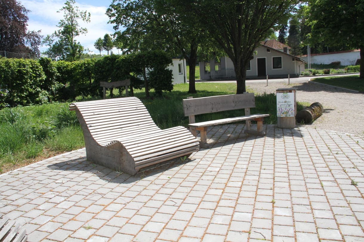 Von der Landjugend gebaute Chill-Zone