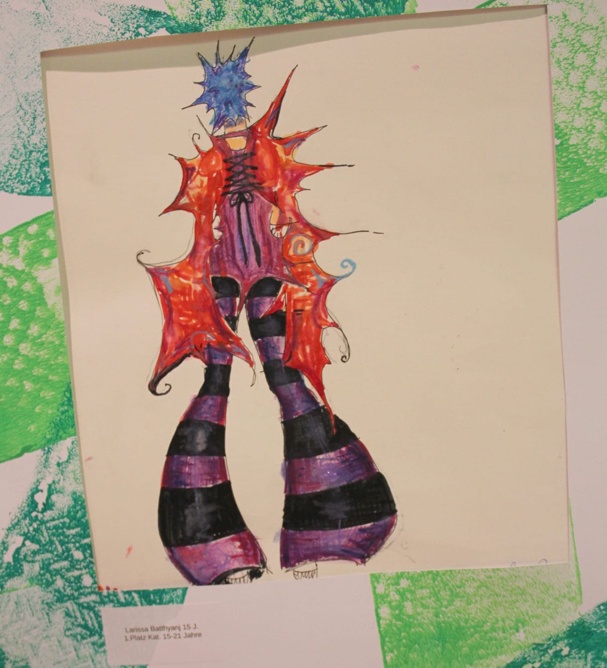 Entwurf der Vorderansicht von Larissa Batthyany, 15