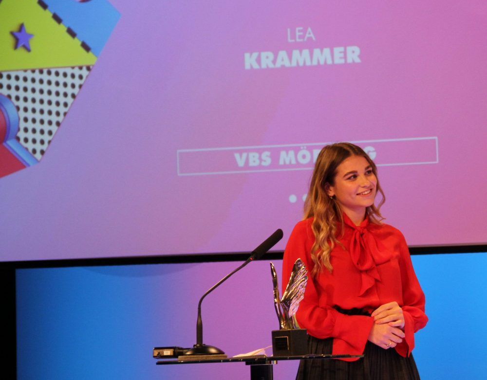 Siegerin des Online-Vtings: Lea Krammer, Schülerin der VBS Mödling