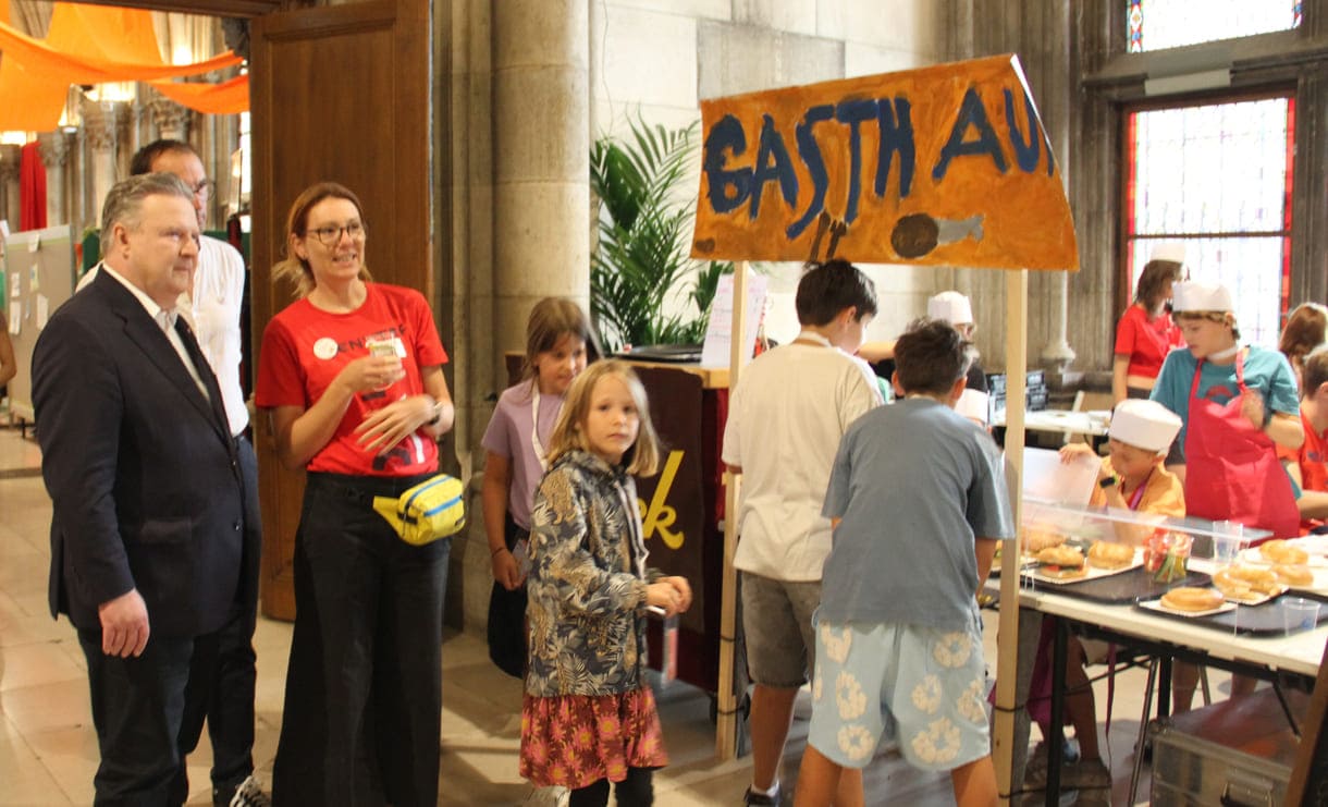 Impressionen von Tag 2 der Kinderstadt Wienopolis 2026 im Wiener Rathaus