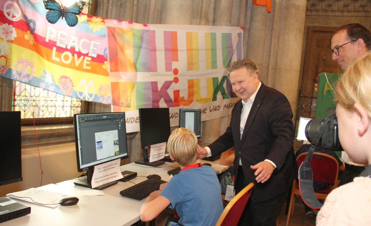 Impressionen von Tag 2 der Kinderstadt Wienopolis 2026 im Wiener Rathaus