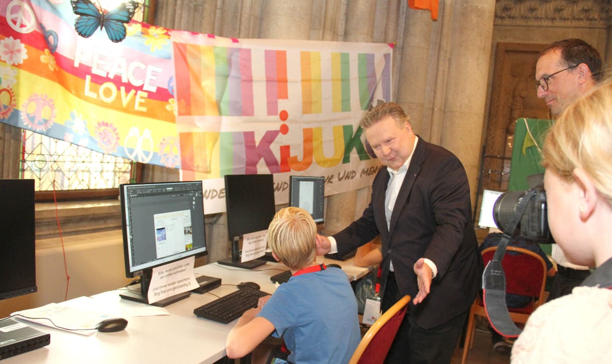 Impressionen von Tag 2 der Kinderstadt Wienopolis 2026 im Wiener Rathaus