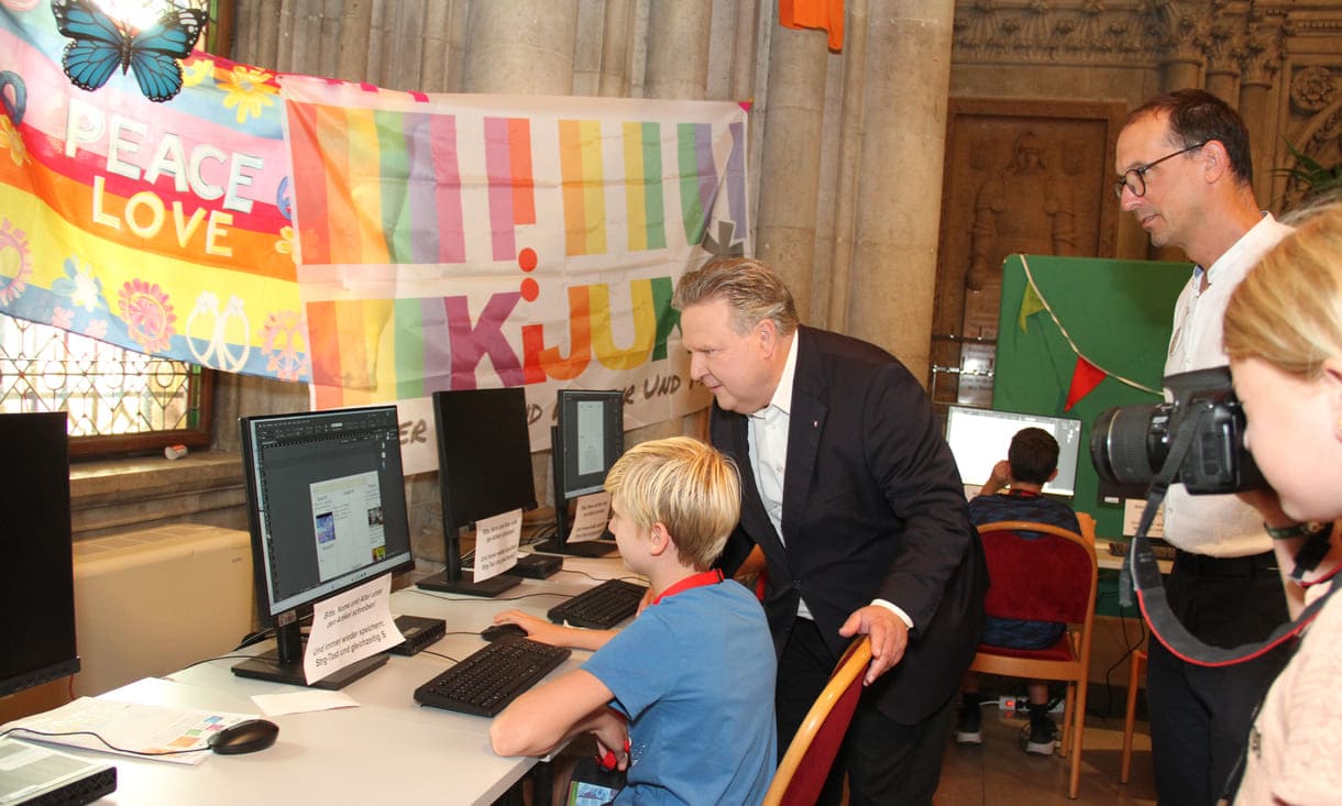 Impressionen von Tag 2 der Kinderstadt Wienopolis 2026 im Wiener Rathaus