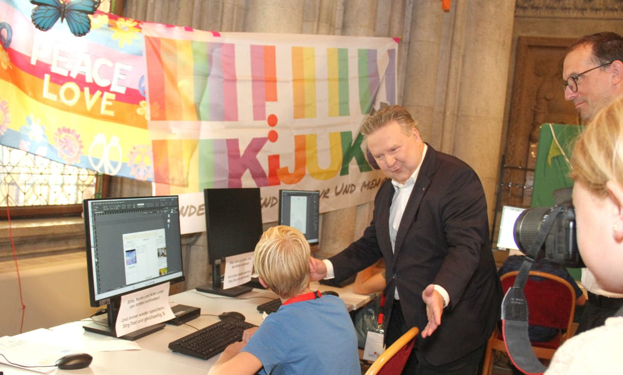 Impressionen von Tag 2 der Kinderstadt Wienopolis 2026 im Wiener Rathaus