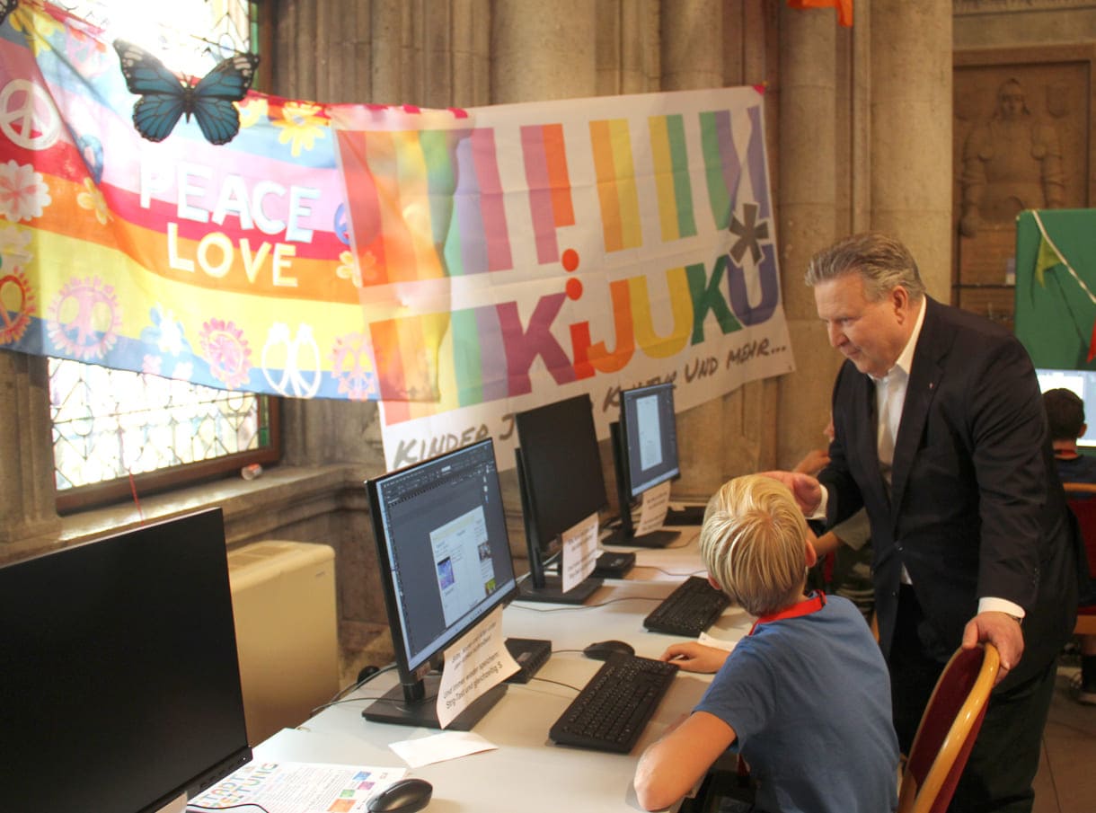 Impressionen von Tag 2 der Kinderstadt Wienopolis 2026 im Wiener Rathaus