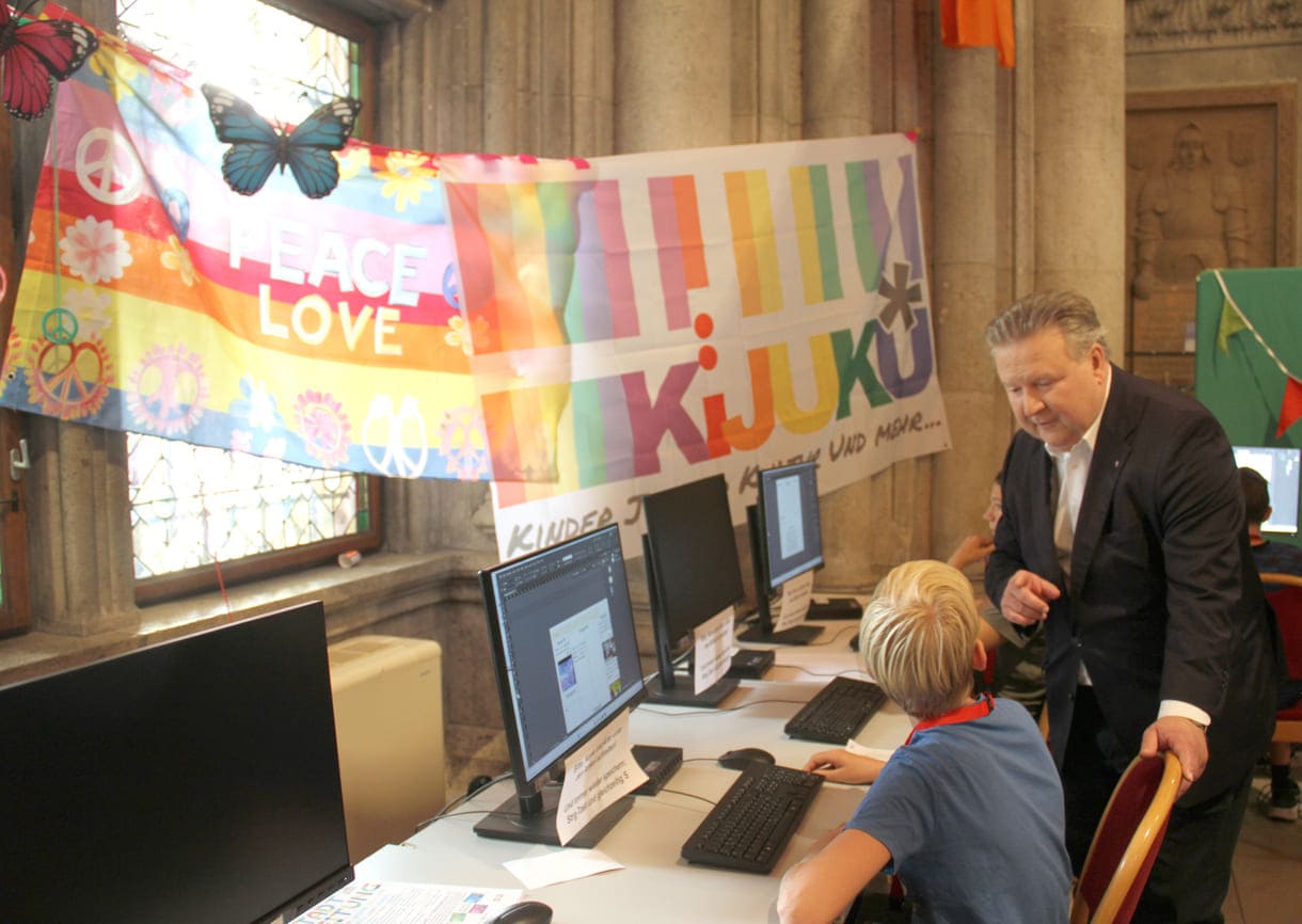 Impressionen von Tag 2 der Kinderstadt Wienopolis 2026 im Wiener Rathaus
