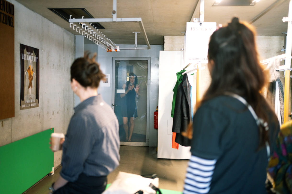 Szenenfoto aus der Generalprobe zu 