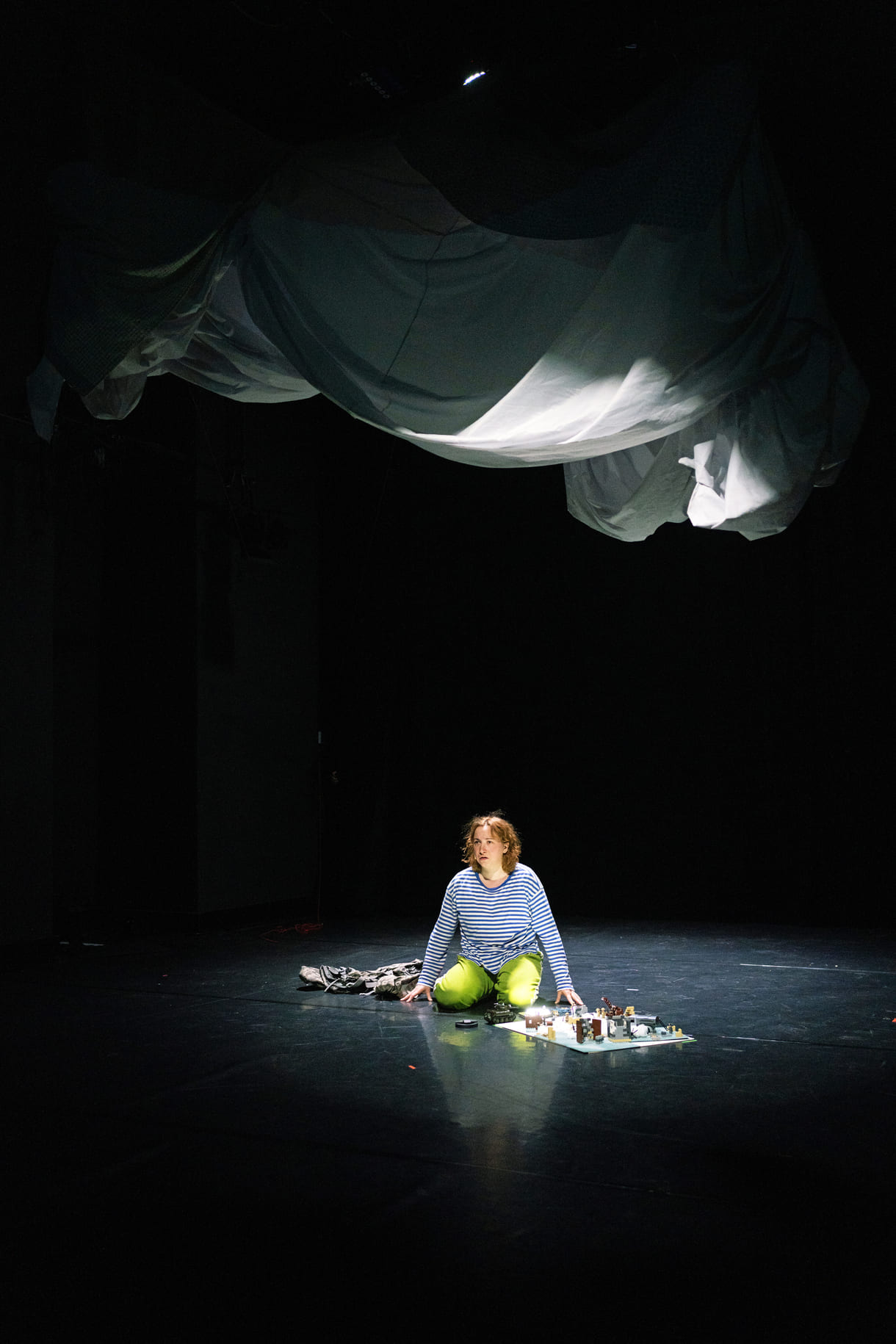 Szenenfoto aus der Generalprobe von „Kampfbaukasten in 4K“