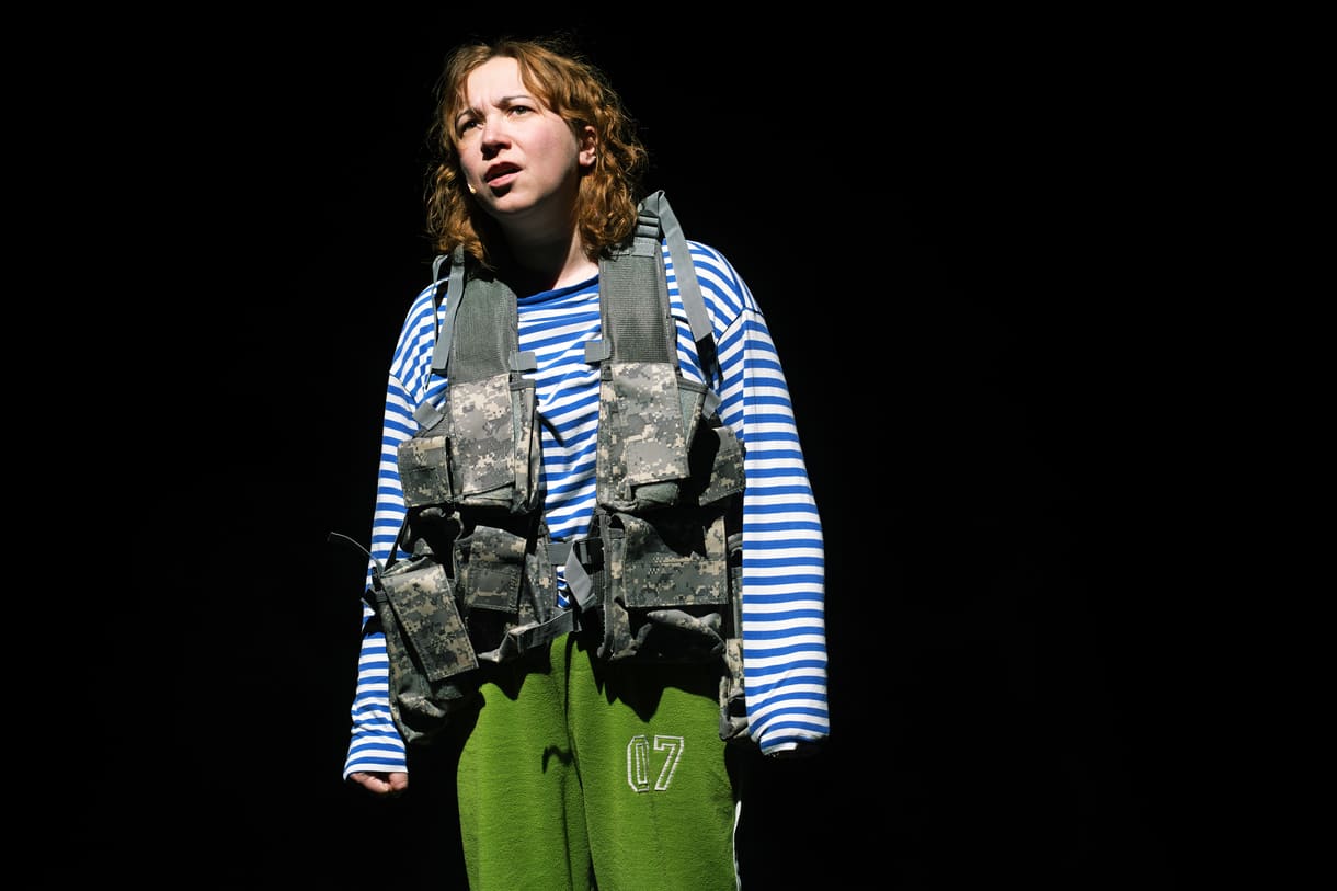 Szenenfoto aus der Generalprobe von „Kampfbaukasten in 4K“