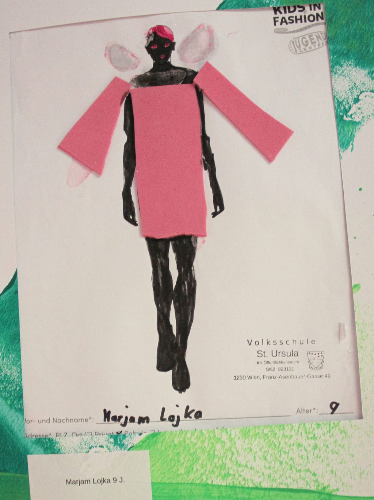Entwurf von Marjam Lojka, 9