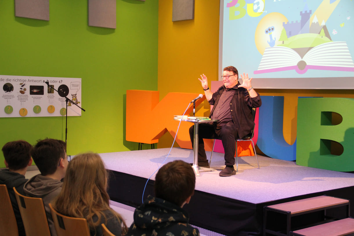 Lesung mit Christoph Mauz beim 21. KiJuBu, dem Kinder- und JugendBuch-Festival in St. Pölten (NÖ)