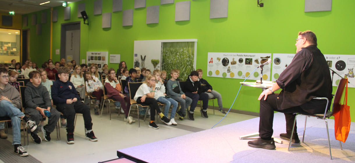 Lesung mit Christoph Mauz beim 21. KiJuBu, dem Kinder- und JugendBuch-Festival in St. Pölten (NÖ)