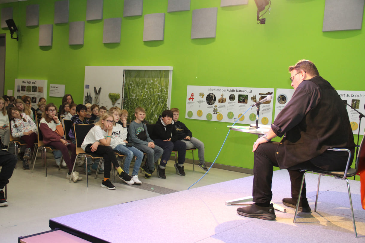 Lesung mit Christoph Mauz beim 21. KiJuBu, dem Kinder- und JugendBuch-Festival in St. Pölten (NÖ)