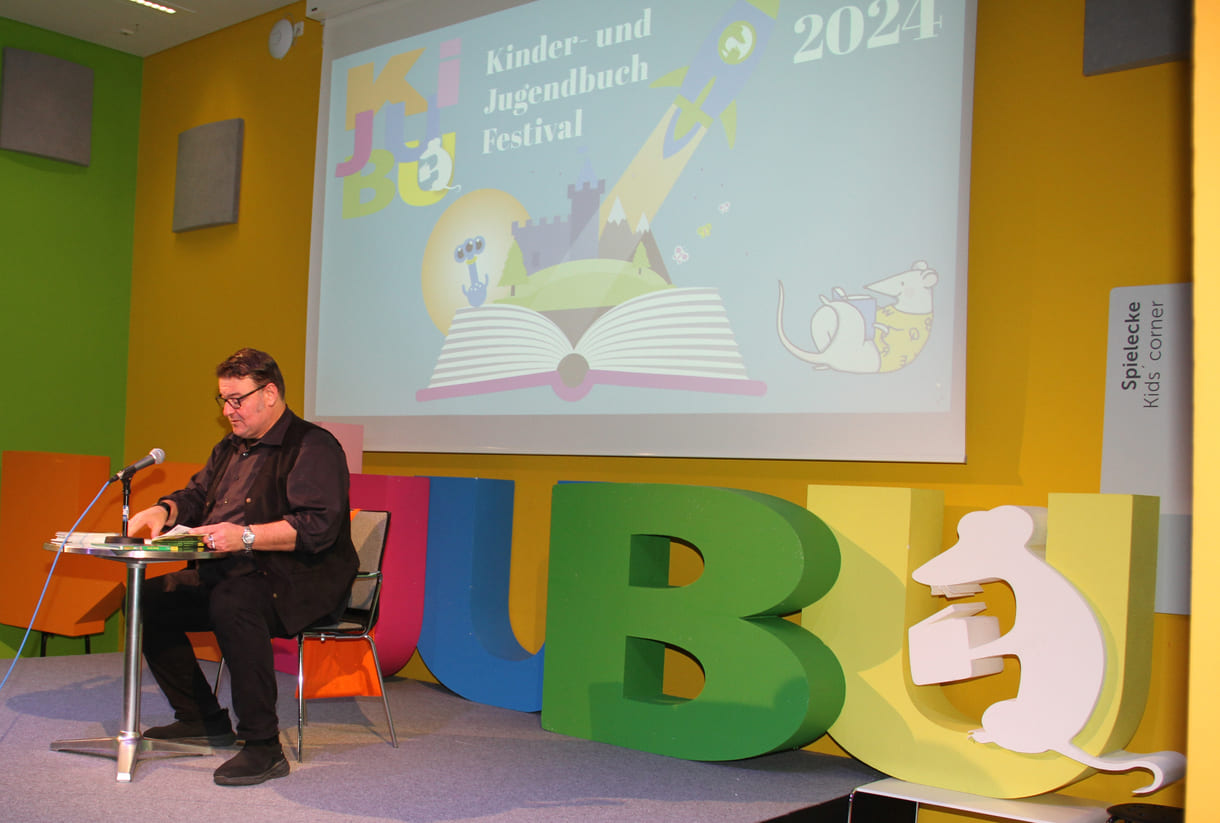 Lesung mit Christoph Mauz beim 21. KiJuBu, dem Kinder- und JugendBuch-Festival in St. Pölten (NÖ)