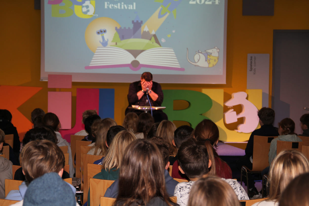 Lesung mit Christoph Mauz beim 21. KiJuBu, dem Kinder- und JugendBuch-Festival in St. Pölten (NÖ)