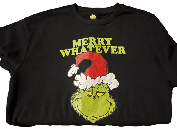 Von Grinch inspirierter Pulli - Fröhliche Was-auch-immer