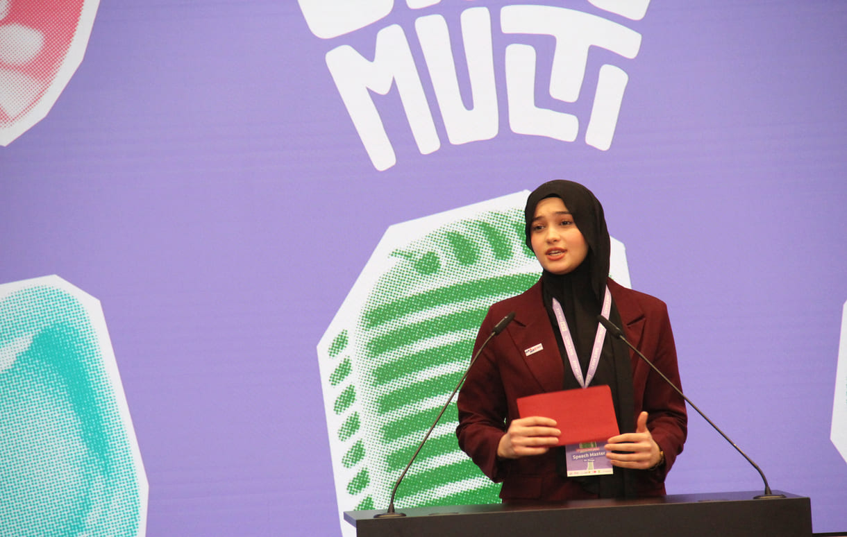 Meryem Çetinkaya (HAK, bfi Wien), sprach Türkisch und natürlich Deutsch