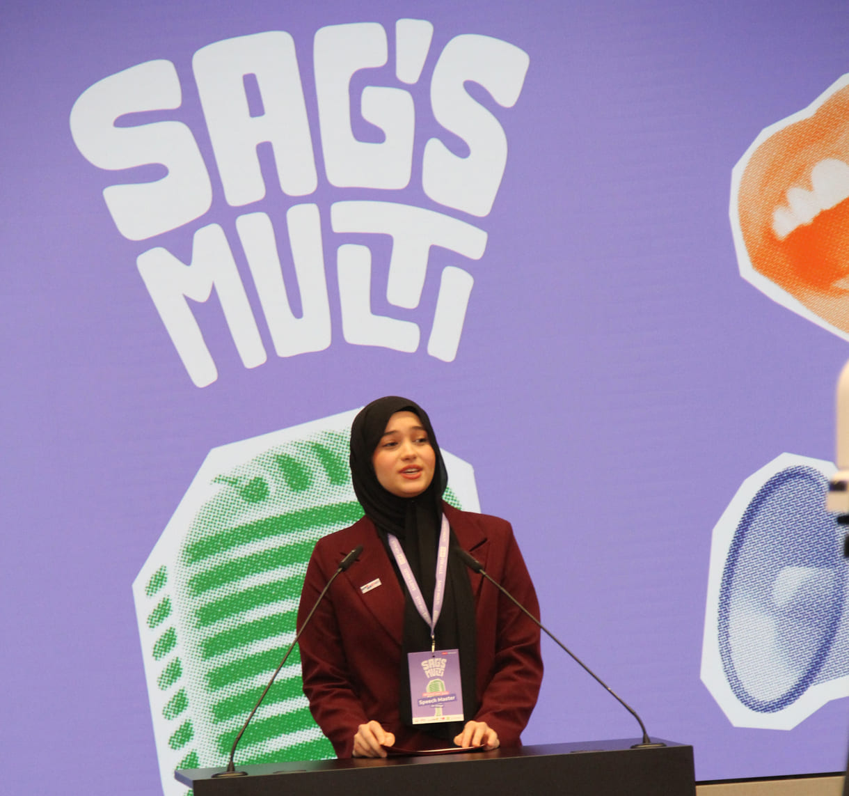 Meryem Çetinkaya (HAK, bfi Wien), sprach Türkisch und natürlich Deutsch