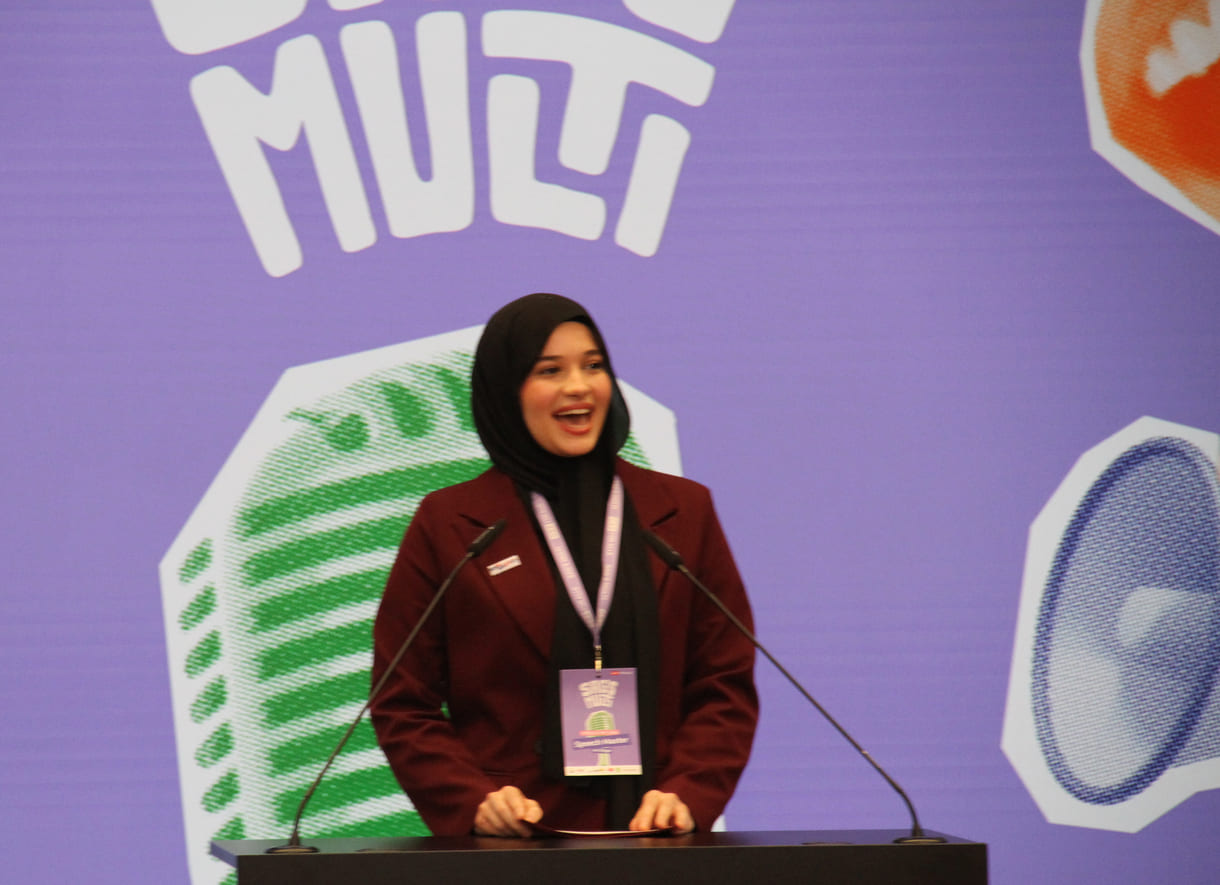 Meryem Çetinkaya (HAK, bfi Wien), sprach Türkisch und natürlich Deutsch