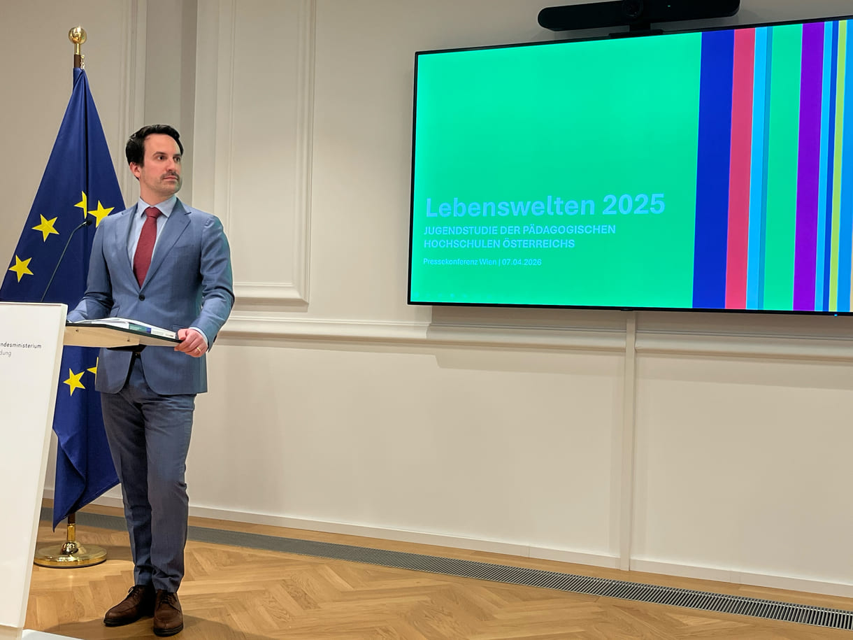 Bildungsminister Christoph Wiederkehr