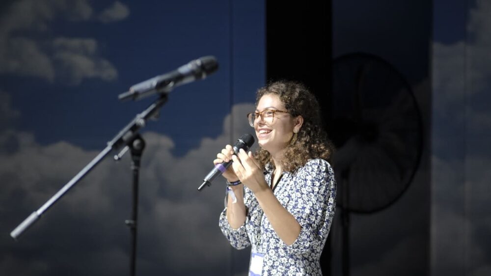 Co-Moderatorin Annalena Schuh