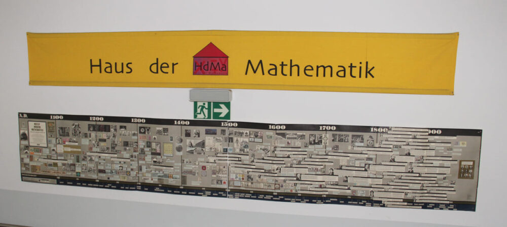 Das Haus der Mathematik hat auch ein kleines, feines Museum