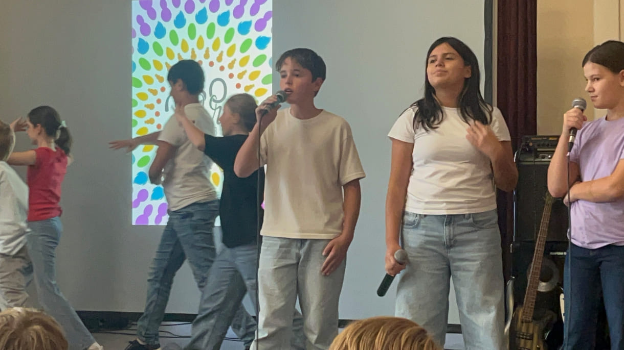 Auftritt der Musical-Kids