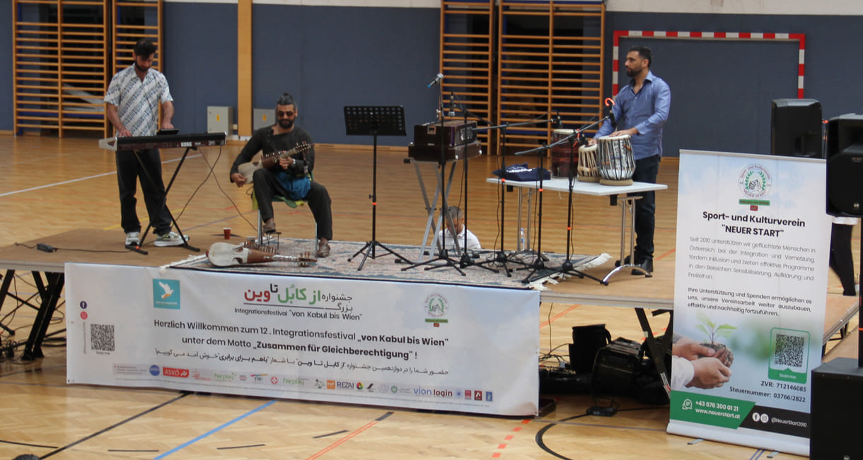Die Musik-Gruppe riss das Publikum lautstark mit