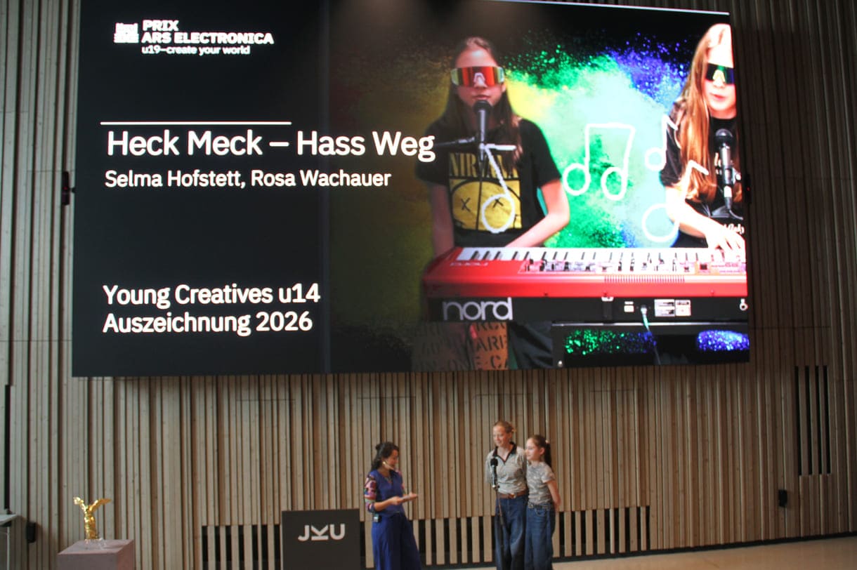Preisverleihung für "Heck Meck - Hass weg"