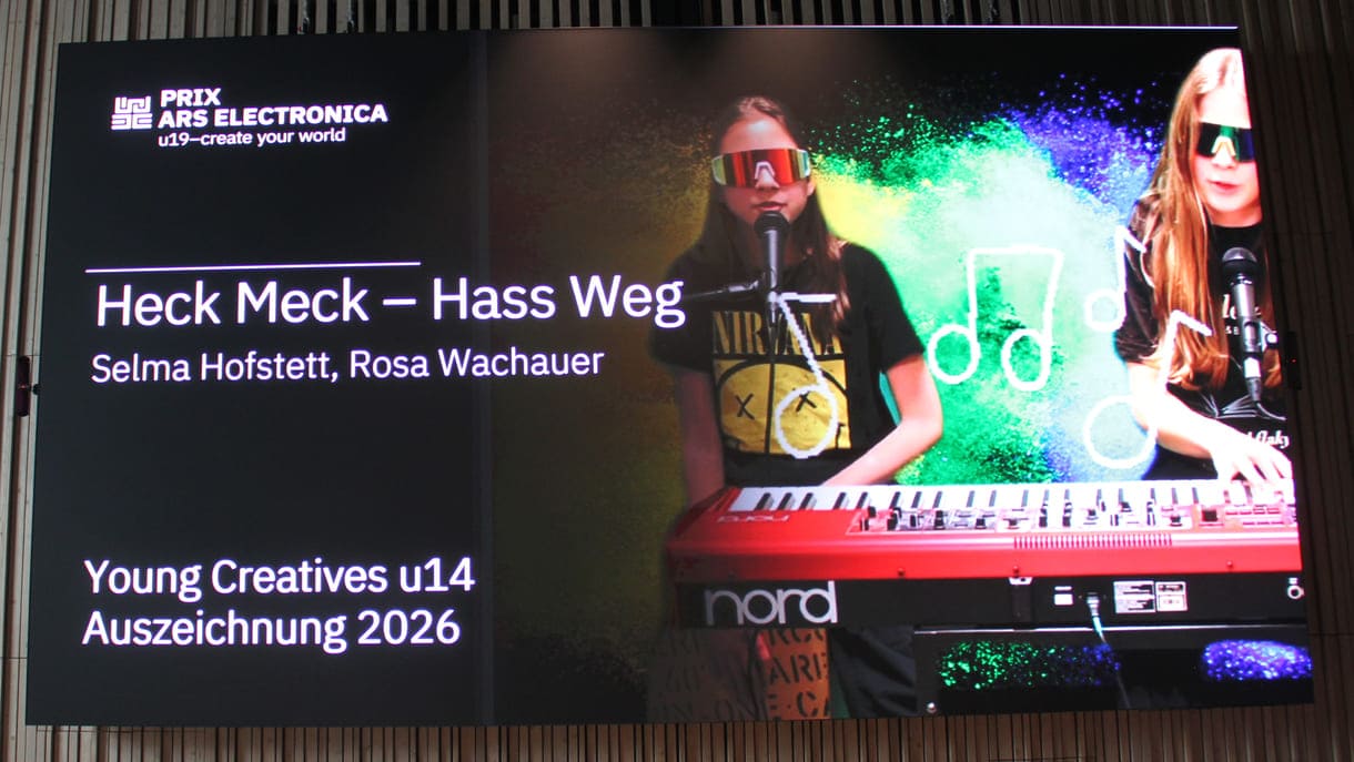 Preisverleihung für "Heck Meck - Hass weg"