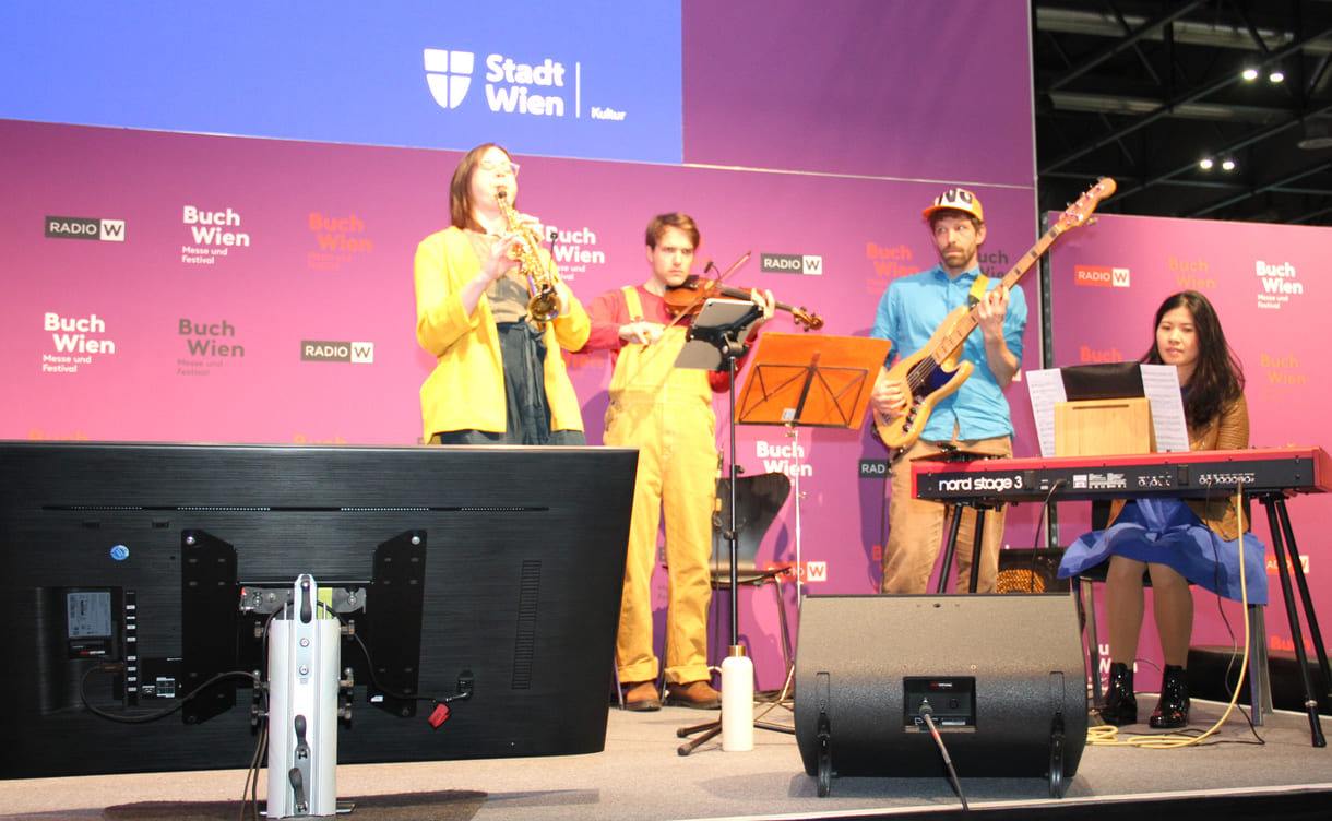 Passende musikalische Umrahmung durch das 