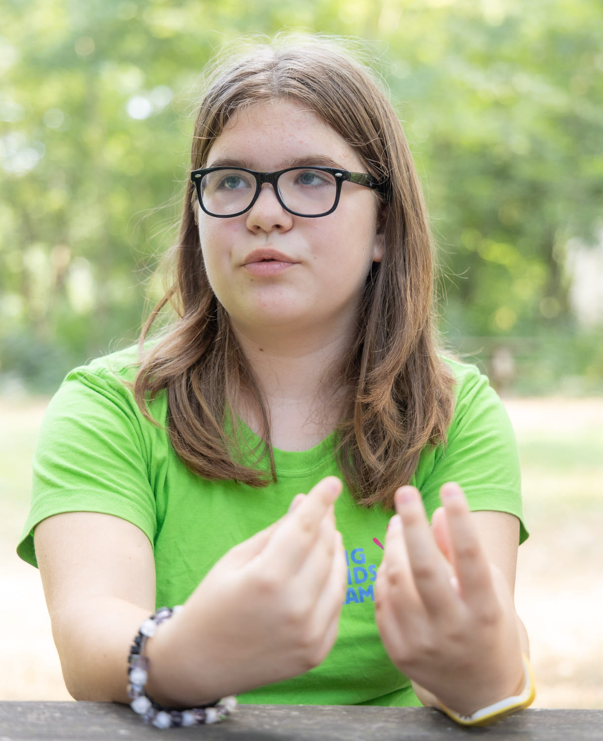 Natalija Zdravkovska beim Gespräch mit KiJuKU.at