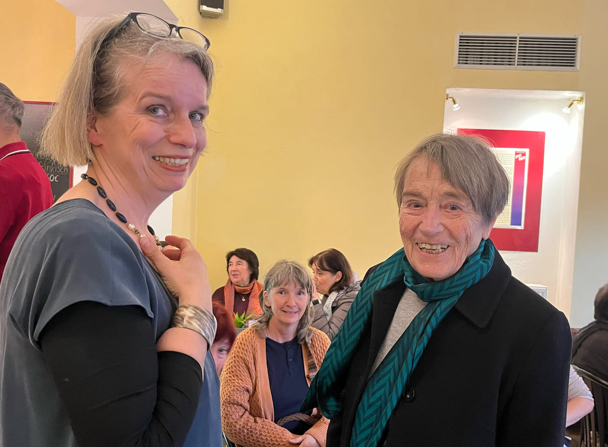 Nicole Metzger (Regisseurin) und Renate Welsh (Autorin)
