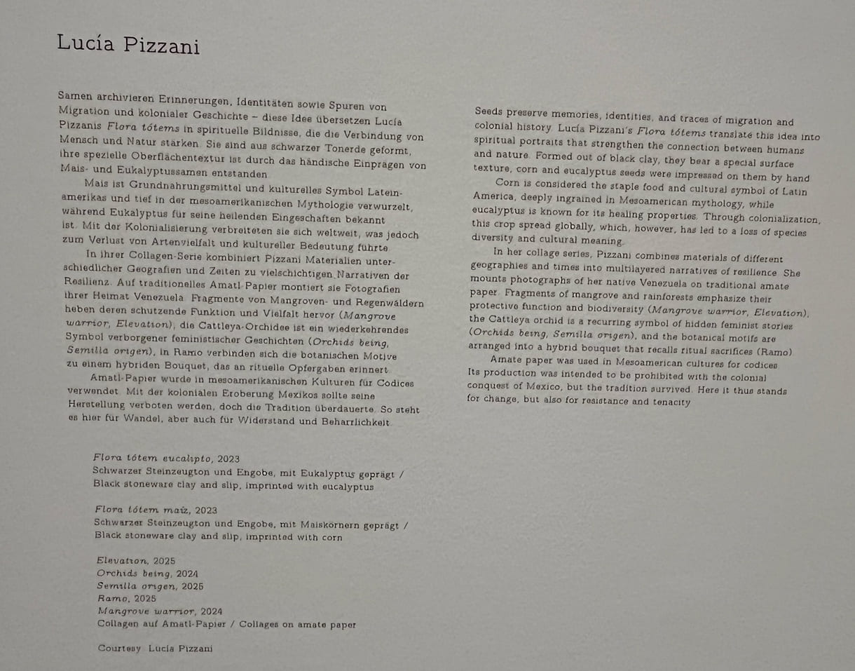 Beschreibungen von Objekten der Ausstellung