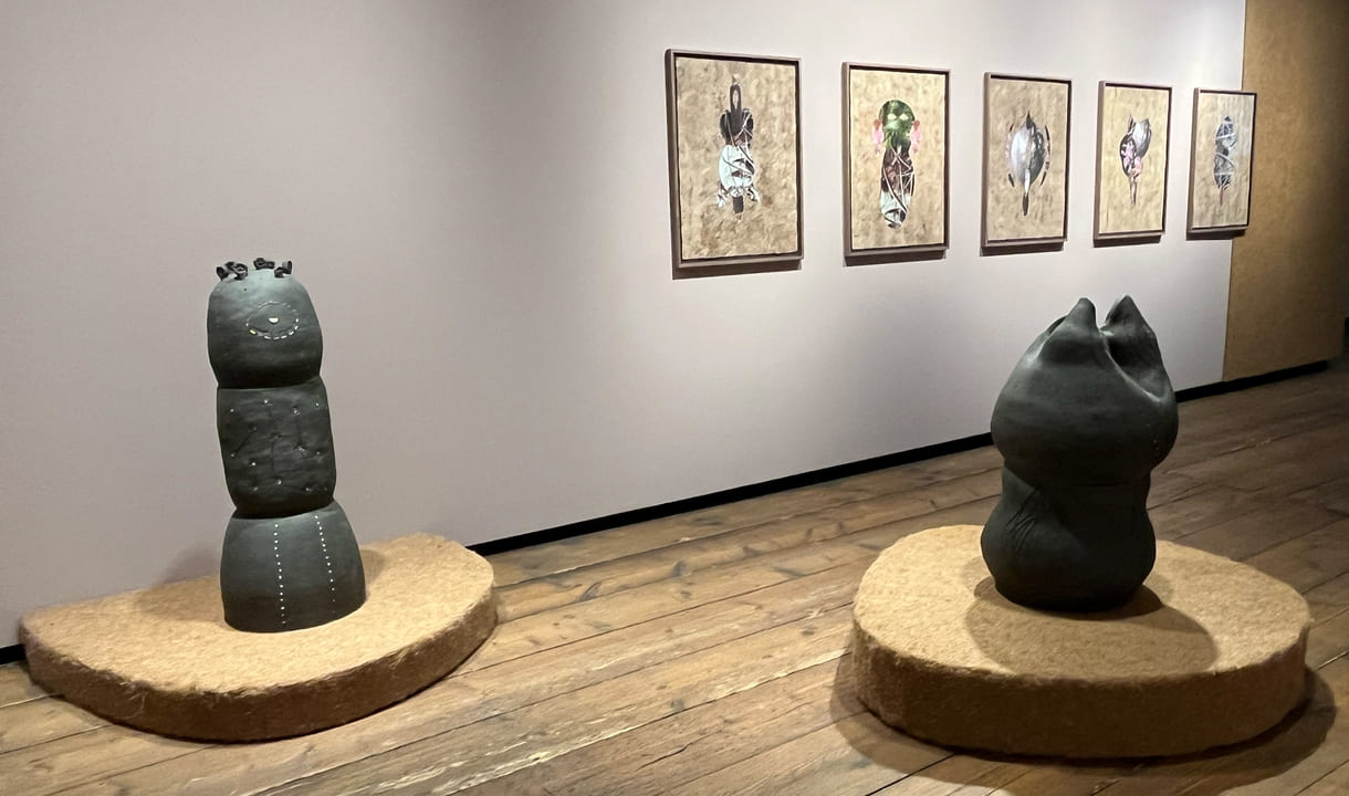 Werke aus der Gemeinschafts-Ausstellung im Kunsthaus Wien