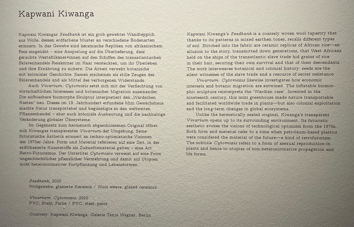 Beschreibungen von Objekten der Ausstellung