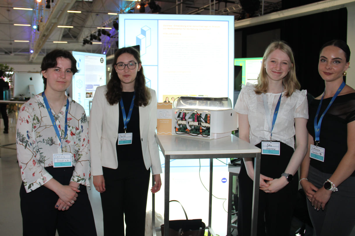 Leticia Schubert, Paula Schachinger, Julia Wimmer und Katharina Reindl, Erfinderinnen von 