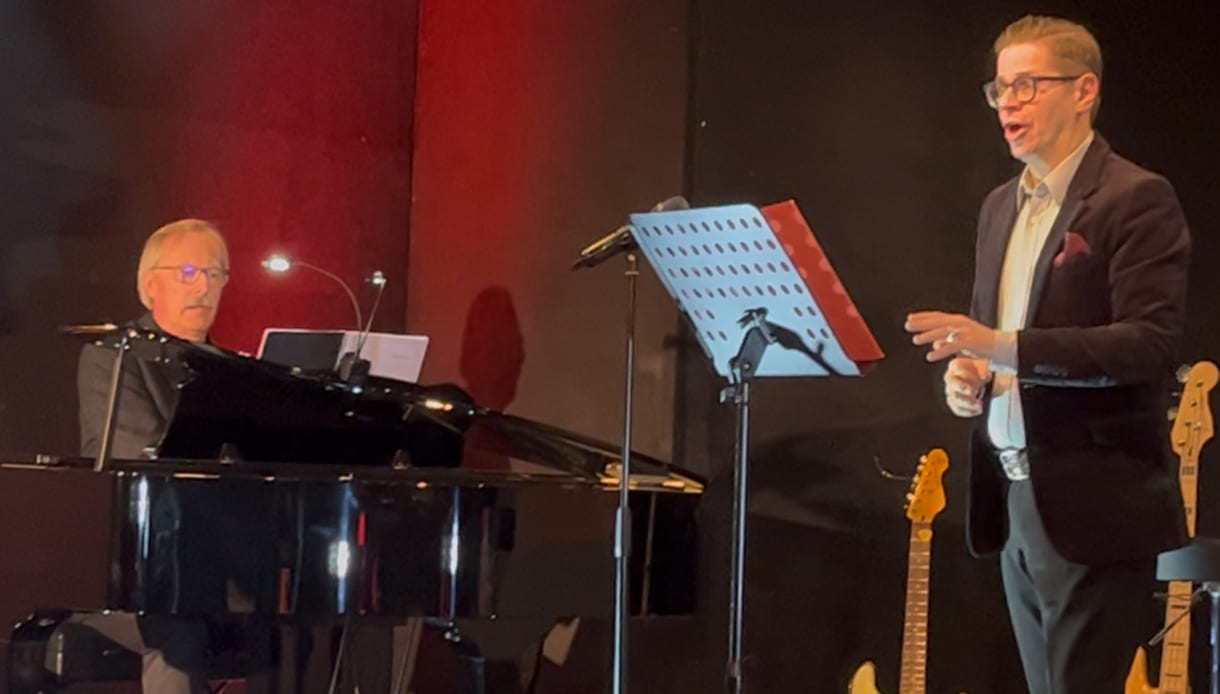 Pianist Pavel Singer und Sänger Michael Havlicek