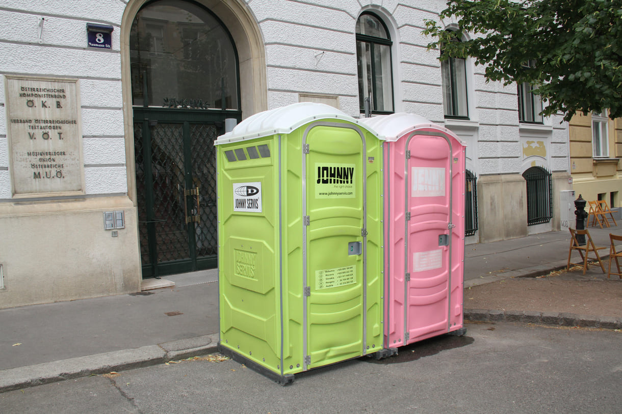 Bunte Mobil-Klos