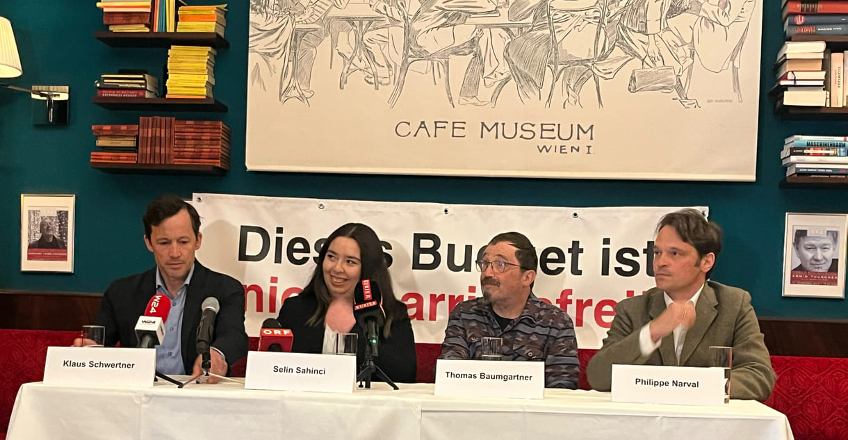 Klaus Schwertner, Selin Sahinci, Thomas Baumgartner, Philippe Narval