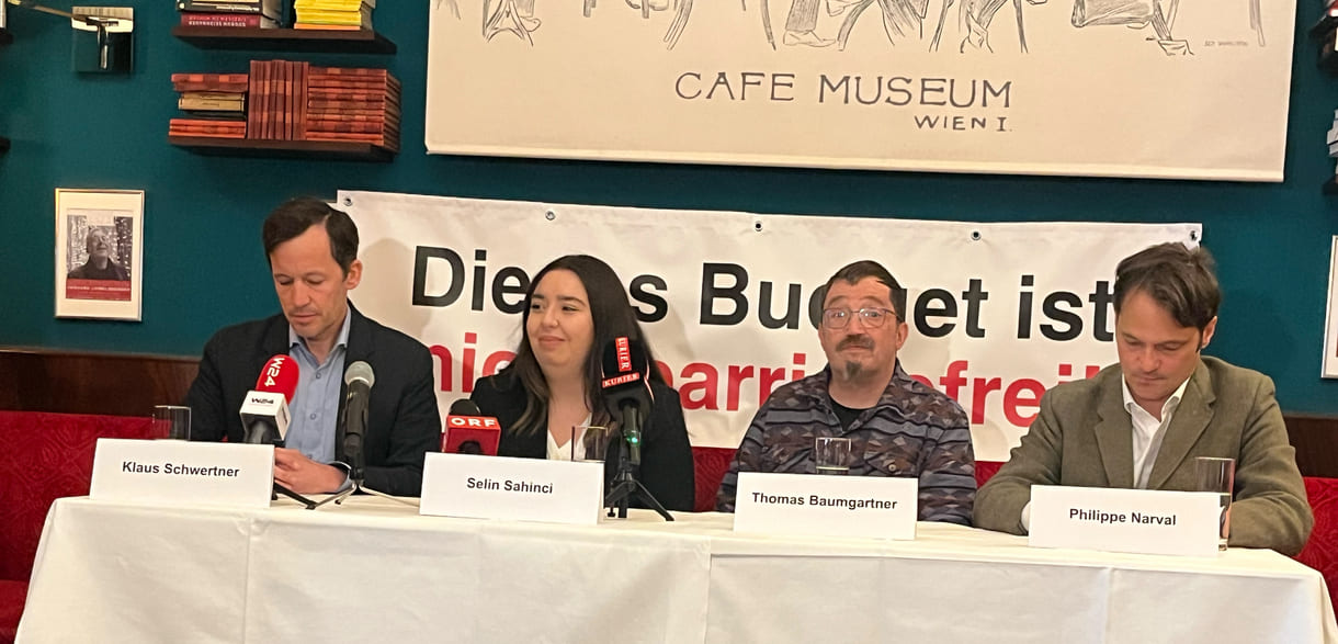 Klaus Schwertner, Selin Sahinci, Thomas Baumgartner, Philippe Narval