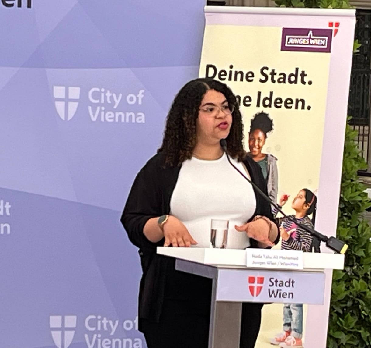 Nada Taha Ali Mohamed, Projektleiterin der Koordinationsstelle Junges Wien