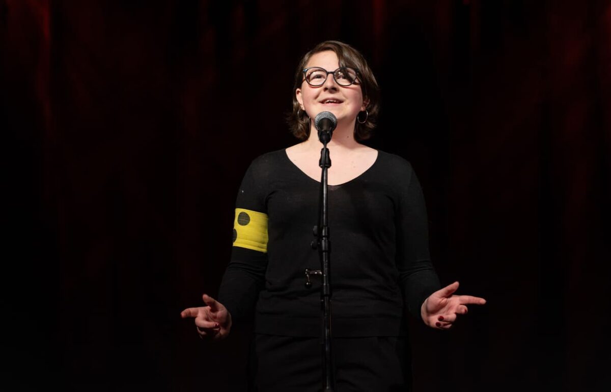 Beim Poetry Slam "mit Donner"