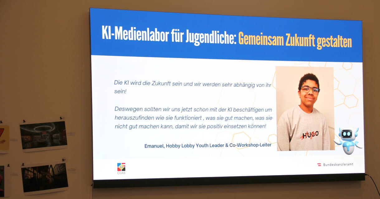 Überblicks-Präsentation der Workshops des KI-Medienlabors