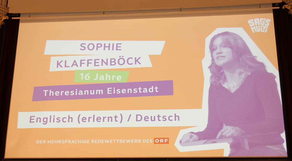 Insert zu Preisträgerin Sophie Klaffenböck