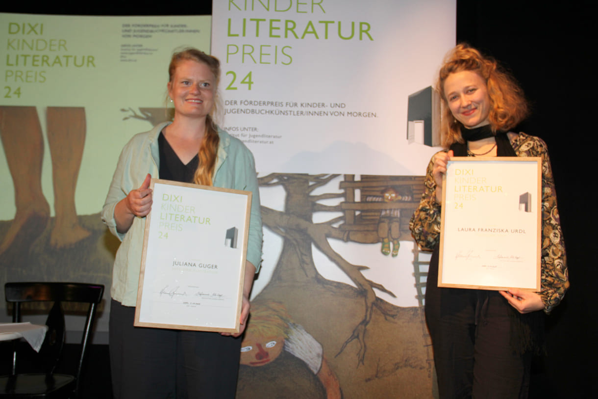 Preisträgerinnen Juliana Guger und Laura Franziska Urdl