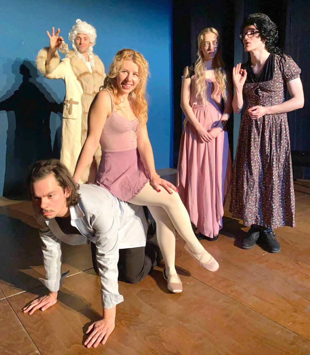 Proben-Szenen-Foto aus "Leonce & Lena" von Theater Wozek