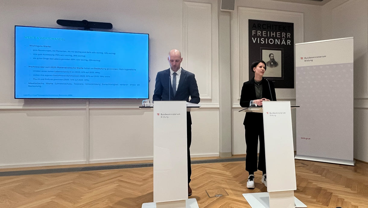 PH-Professor:innen Nikolaus Janovsky und Martina Ott