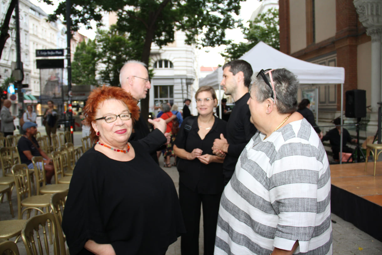 Gesprächsrunde nach der Veranstaltung